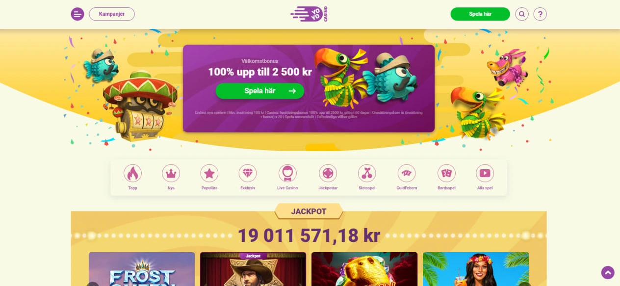 YoYo Casino Recension